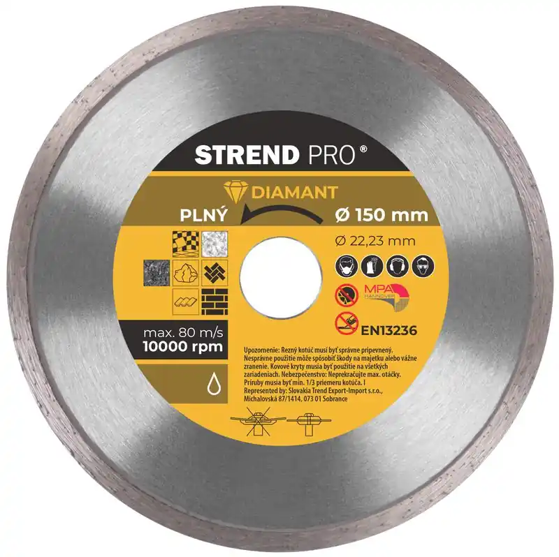 Ofertă exclusivă Wheel Strend Pro 521B, 150 mm, diamant, plin