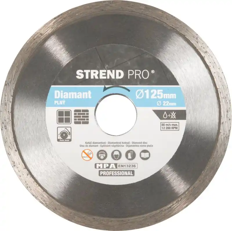 Mai ieftin Wheel Strend Pro 521B, 125 mm, diamant, plin