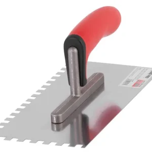 Livrare gratuită Mistrie Strend Pro Premium BRAVO, 270x130 mm, 0,7 mm, e8x8 mm, cu mâner moale, oțel inoxidabil