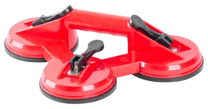 Suport de sticlă Strend Pro CUP-182, ventuză, 3 dome, plastic Plată securizată