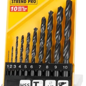 Set burghie Strend Pro FD126, 10 buc, 1-10 mm, HSS, pentru metal Cumpărături sigure