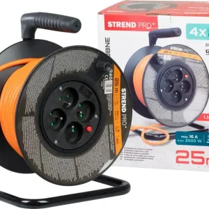 Livrare rapidă Cablu Strend Pro DG-FB04 25 m, prelungire pe tambur, secțiune transversală 1,5 mm2