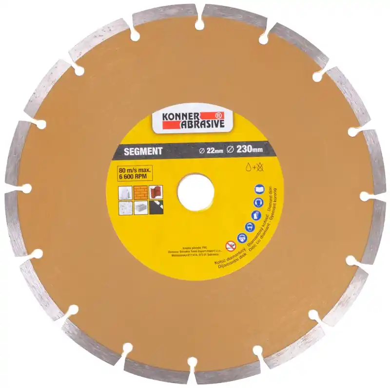 Preț promoțional Disc KONNER D71003 230 mm, diamant, segment