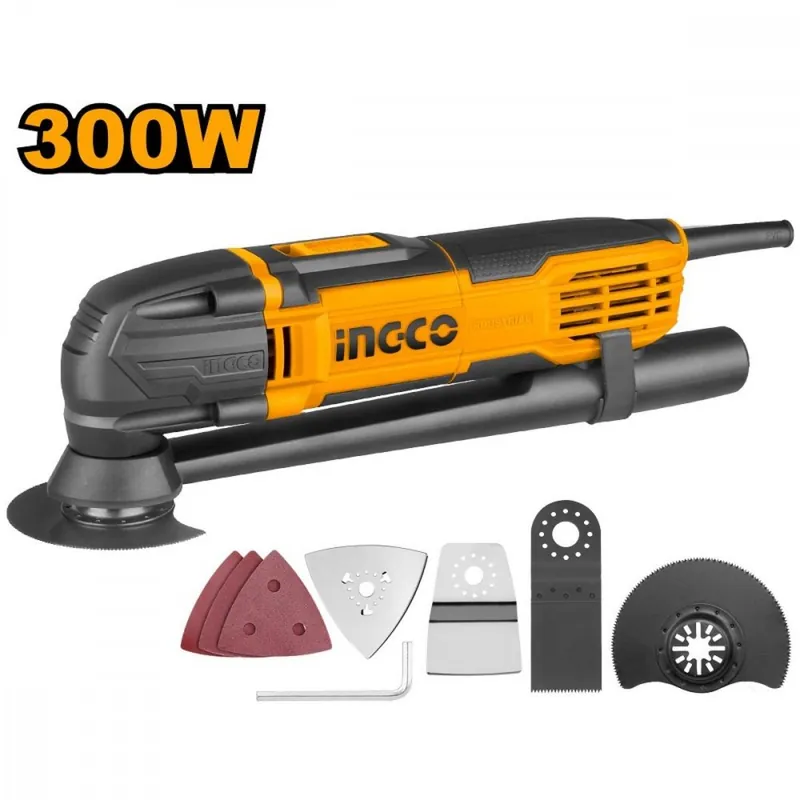Polizor multifunctional MF3008 INGCO, 300W, 10000-20000 rpm. KLC industrial Plată securizată