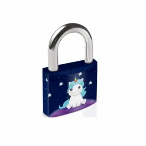 Lacat 38mm 3 chei.Decor Unicorn TOKOZ Ieftin