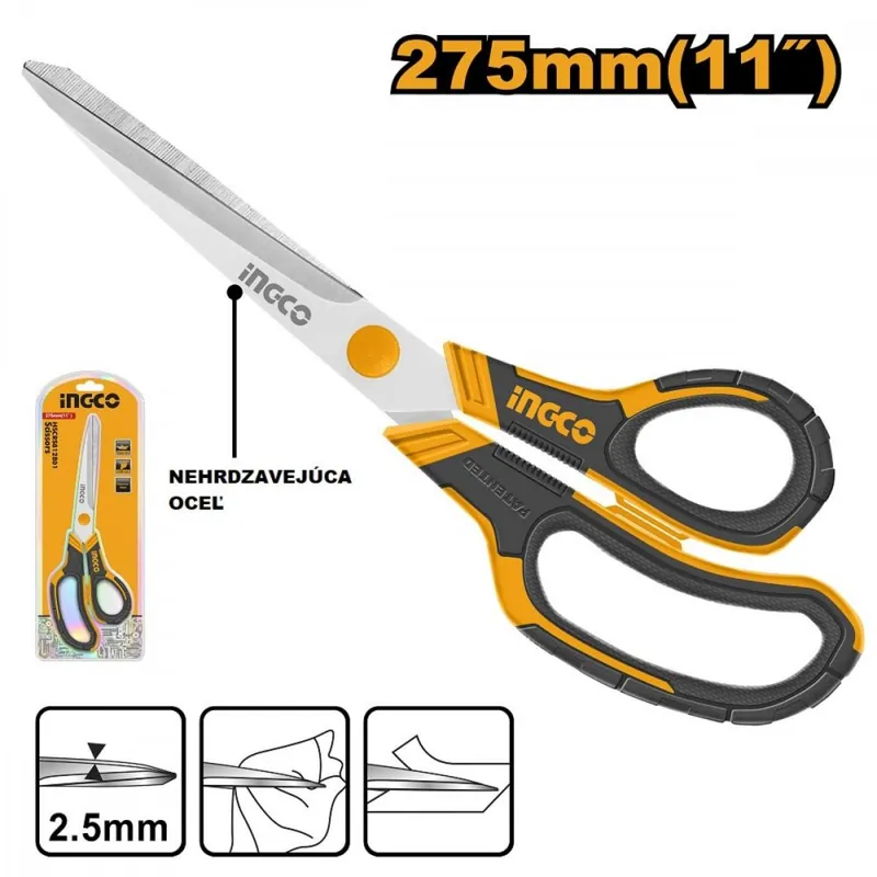 Foarfece universale de uz casnic 275mm INGCO KLC Preț redus