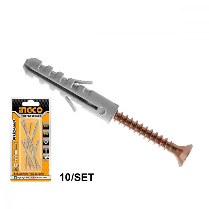 Retur gratuit Diblu cu șurub 5x50mm INGCO 10 buc