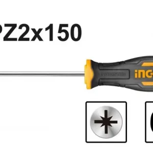 Ofertă de sezon Șurubelniță Phillips 6x150mm PZ2 S2 INGCO Industrial