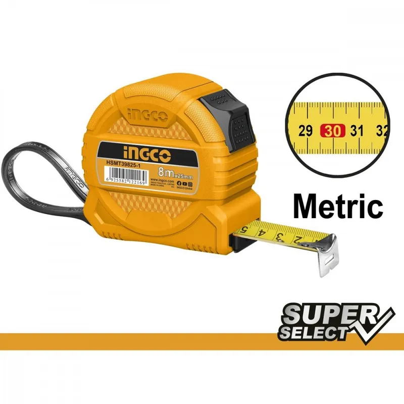 Contor 8m/25mm infasurare INGCO Cumpără online