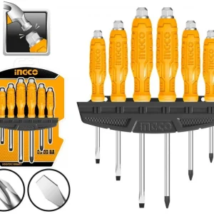 Calitate înaltă Șurubelniță cu impact 40Cr set de 6 INGCO KLC