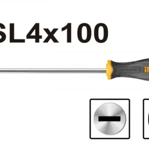 Șurubelniță plată 4x100mm S2 INGCO Industrial KLC Preț promoțional