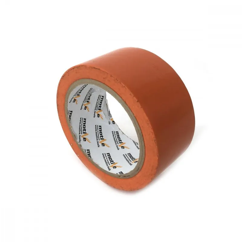 Bandă PVC netedă PORTOCALIU - 48mm / 25m Reducere de preț