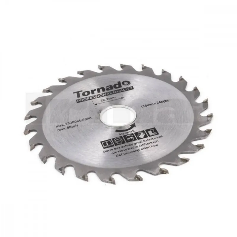 Pânză de ferăstrău 165 mm pentru lemn, 24z, 16/20/22/25,4 mm Preț mic