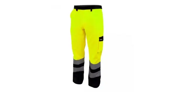 Pantaloni reflectorizanti marimea XL, galben Preț promoțional