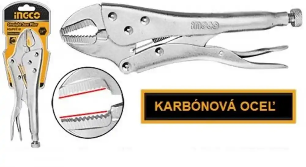 Cleste cu eliberare rapidă dreaptă INGCO de 250 mm Ieftin