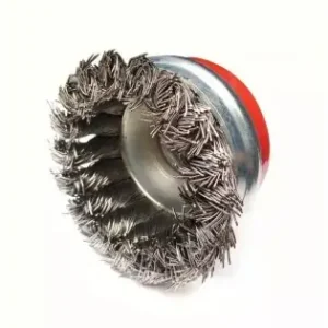 Premium Peria oala din sarma otel 100mm, filet M14, sarma impletita