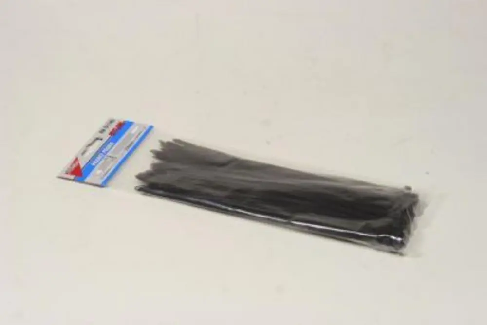 Curea cu șnur 250x4.8mm / 50BUC KLC negru Chilipir