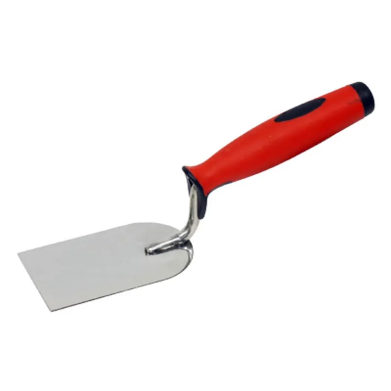 Bestseller Lama de radier 100mm cu maner din cauciuc, otel inoxidabil