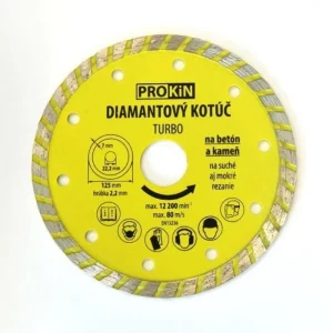 Preț mic Lama diamantata o 115x22,23 mm TURBO PROKIN