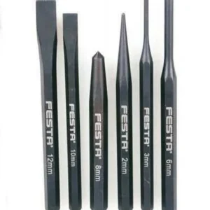 Set dalta + poanson CrV 5 buc Livrare gratuită