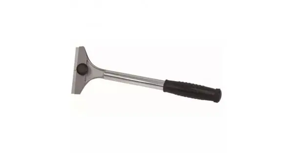 Plată sigură Racleta din metal , maner din cauciuc , lame mari 102mm