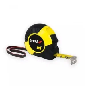 Ruleta de masurat 5m/19mm, carcasa din cauciuc, banda din nailon Livrare expres