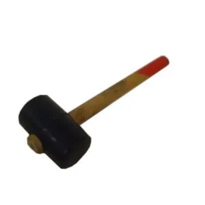 Popular Ciocan cauciuc 510g negru, maner din lemn