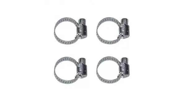 Expediere rapidă Set 4 cleme (coliere) reglabile de 11-19 mm pentru furtunuri pneumatice Pansam