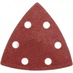 Comandă acum Set 5 buc disc abraziv triunghiular cu scai, gauri, P80, 80x80x80 mm, Dedra