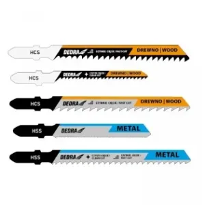 Plată securizată Set de lame pentru ferastrau5 buc.