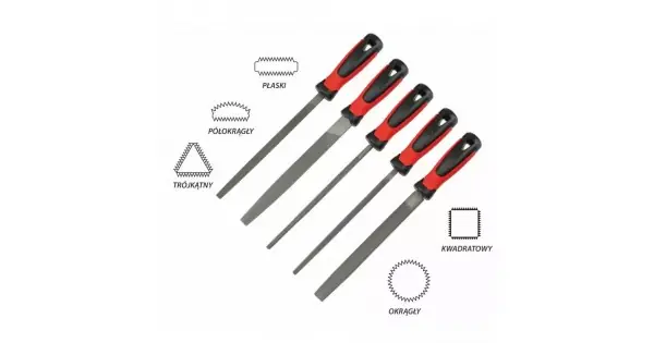 Set de pile pentru metal 200mm, 5 buc. Preferatul clienților