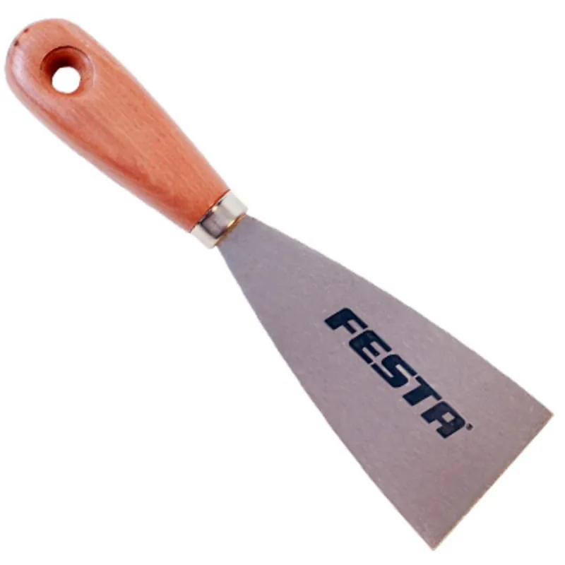 Spatula spatula 100mm cu maner din lemn Reducere de preț