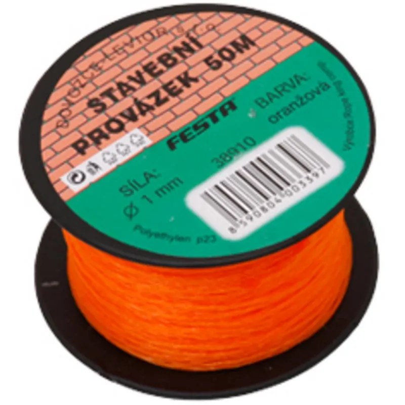 Snur de zidarie.1mm/50m portocaliu Cel mai vândut