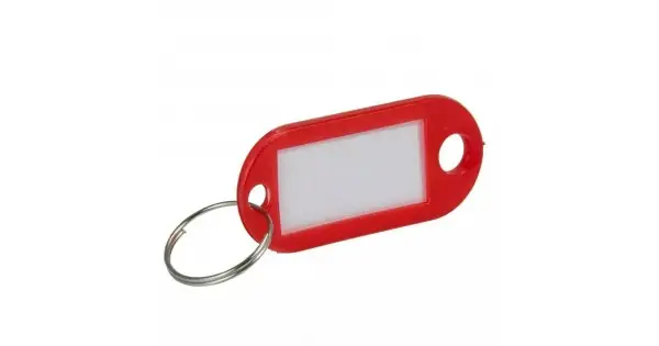 Suport etichete pentru chei 12buc, mix culori Preț promoțional