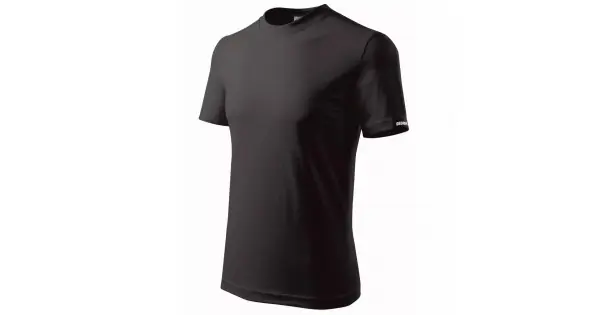 Tricou t-schirt pentru barbati L, negru, 100% bumbac Ieftin
