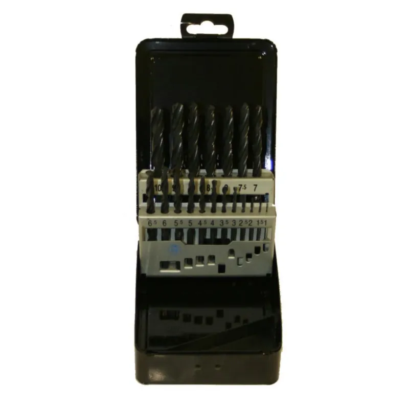 Burghiu metalic HSS set 19d / 1-10mm Chilipir