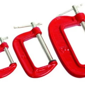 Premium Clemă de lăcătușerie G set de 3 bucăți 1", 2", 3"