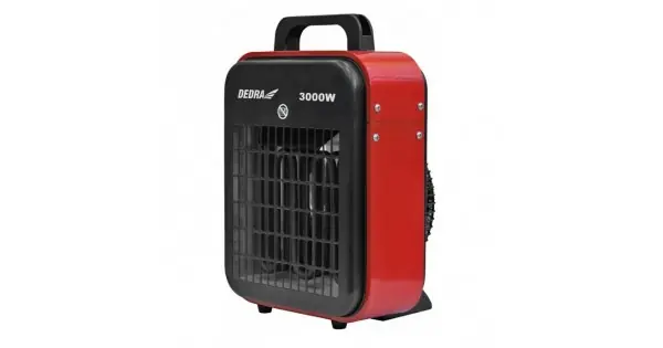 Aeroterma electrica 2 trepte de putere, 3000 W, alimentare 230V Dedra DED9921B Cel mai bun preț