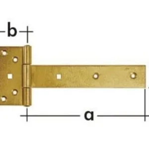 Balamă pentru poartă 350x45x90x35x3 mm KLC Plată sigură