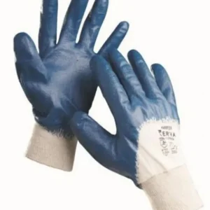 Plată sigură Mănuși scufundate, nitril HARRIER Nr. 8/12 perechi