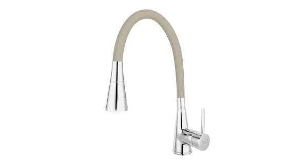 Comandă acum Baterie stativa pentru bucatarie cu pipa flexibila doua functii FERRO ZUMBA II bej