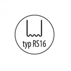 Capse, agrafe pentru reparat plastic tip RS16, 0,6mm, val mic, 100buc Retur ușor