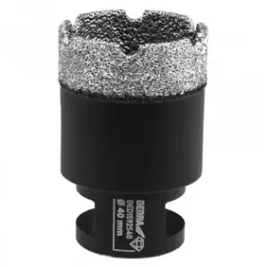 Retur gratuit Carota diamantata, vacuum brazed, pentru otel, placi ceramice, sticla, piatra, taiere umeda si uscata, M14, 40 mm, Dedra