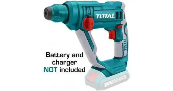 Ciocan rotopercutor cu acumulator - 1.5J - Li-Ion - 20V TOTAL Preț promoțional