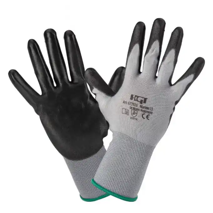 Lichidare de stoc Manusi PU Tricotate Negre / M: 11