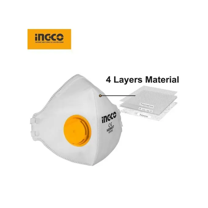 Masca Protectie FFP2 cu Supapa INGCO HDM07 Ofertă exclusivă