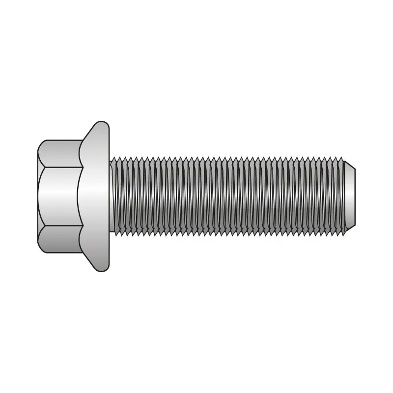 Surub cu flansa, otel gr.8.8, zincat, Rocast Cumpărături sigure