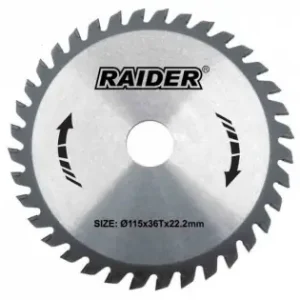 Livrare gratuită Disc circular pentru lemn 115mm, Raider 163134