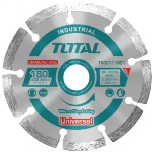 Ofertă de sezon Disc debitare beton, Total, 180mm, taiere umeda / uscata