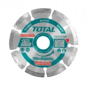 Disponibil imediat Disc diamantat taiere beton - 115mm Total